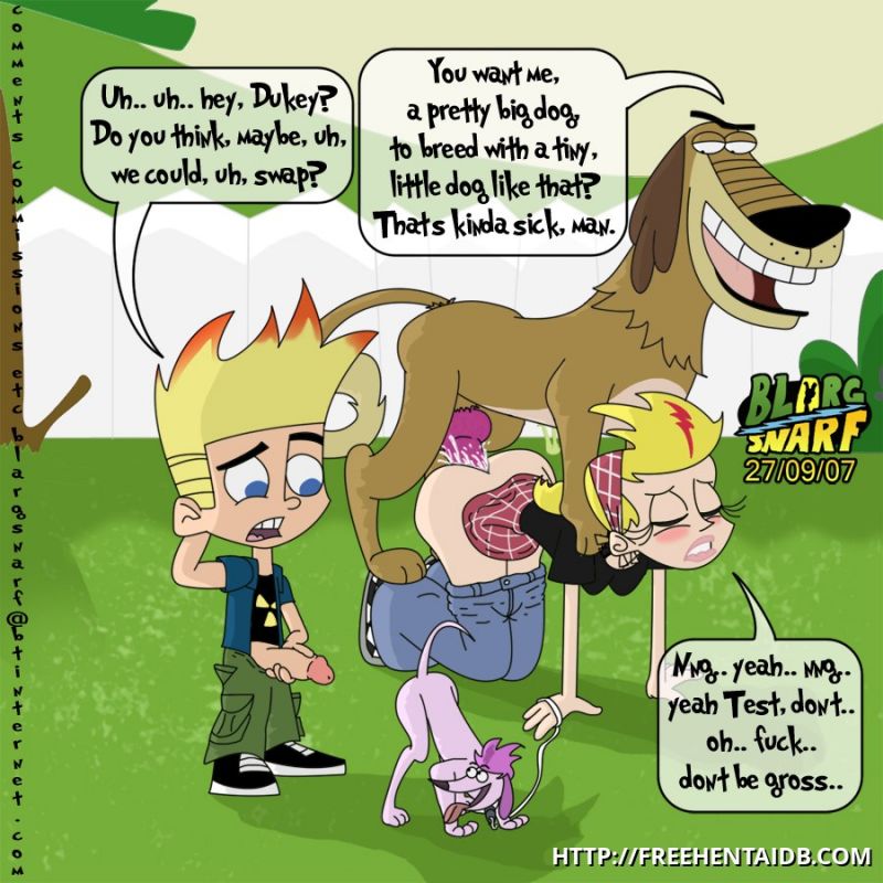 Johnny test fucking comic