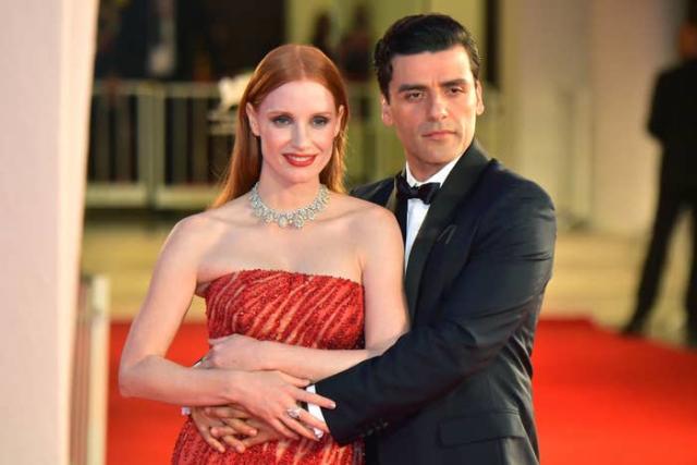 Jessica chastain oscar isaac scene