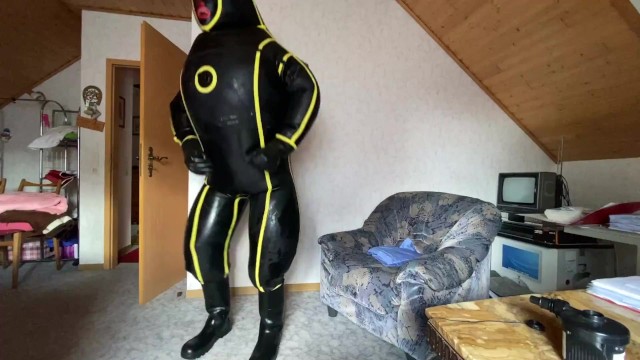 Admiral o. t. F. reccomend blow inflatable latex cyborg suit