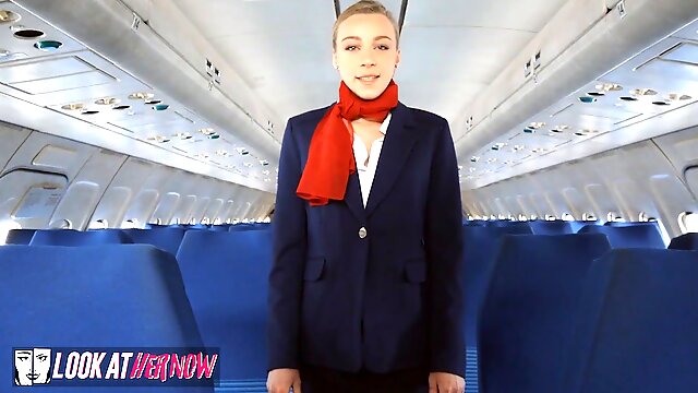 Cali recomended dirty uniformed french flight attendant