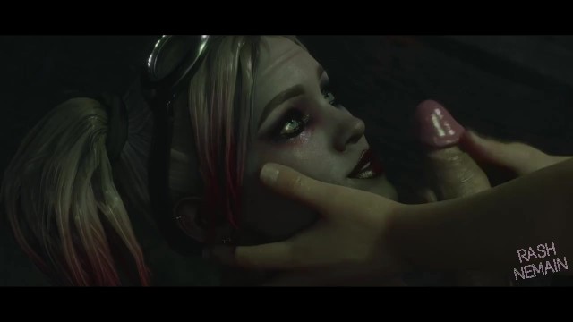 Duck reccomend harley quinn titty fuck blowjob