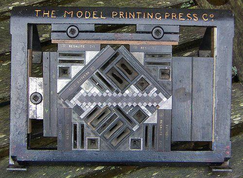 Taze recomended space letterpress line strip printing