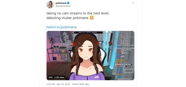 Pokimane twitch streamer best will