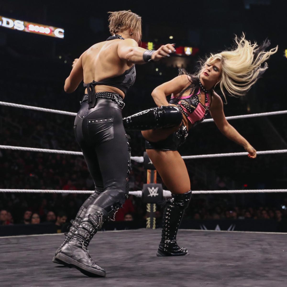 Toni storm attack rhea ripley