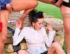 best of Clothes girl pissing